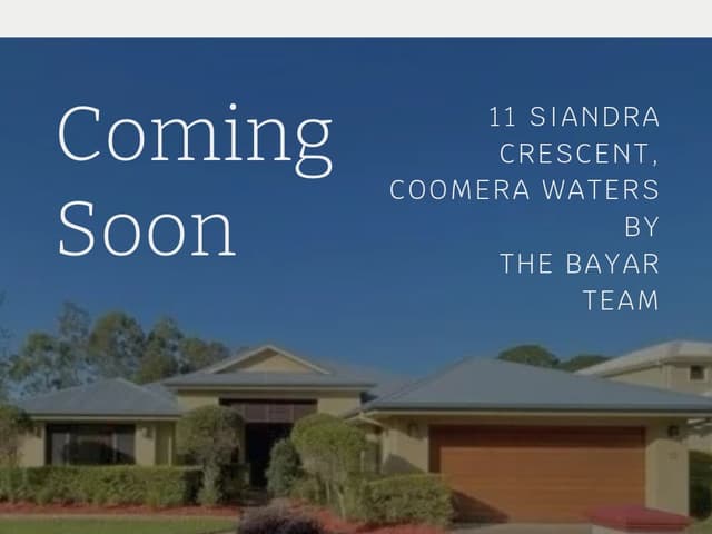 11 Siandra Crescent, Coomera Waters QLD