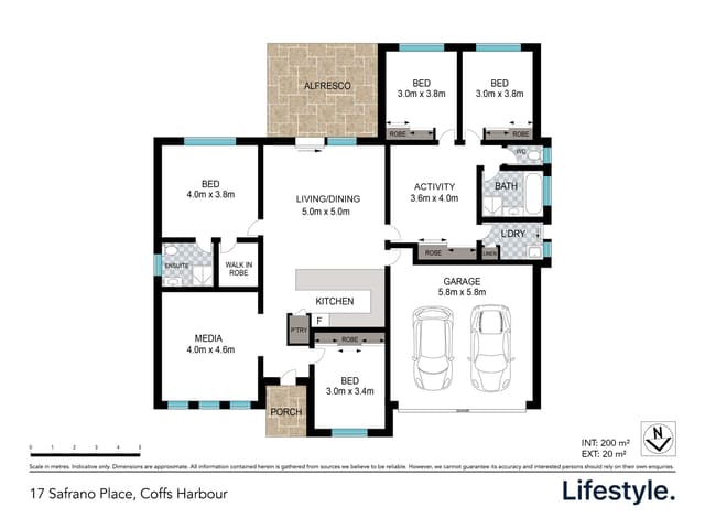 17 Safrano Place, Coffs Harbour NSW 2450 floorplan