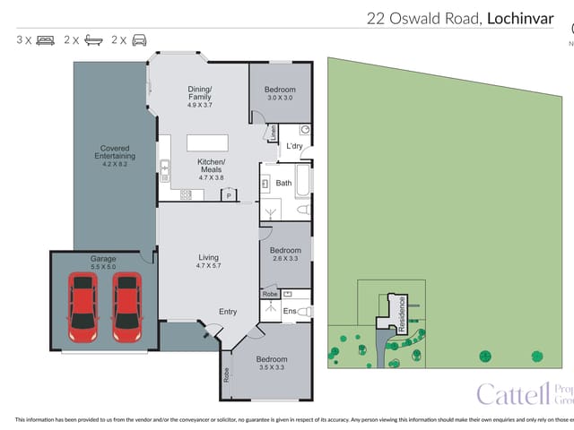 22 Oswald Lane, Lochinvar NSW floorplan