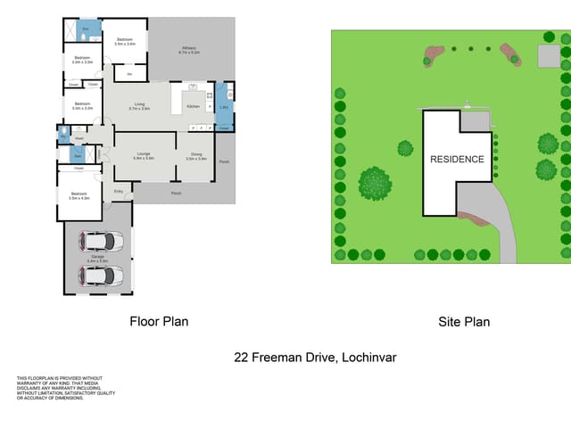 22 Freeman Drive, Lochinvar NSW floorplan